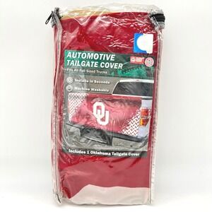 Oklahoma Sooners Automotive Tailgate Cover Fits‎ Full Sized Trucks New